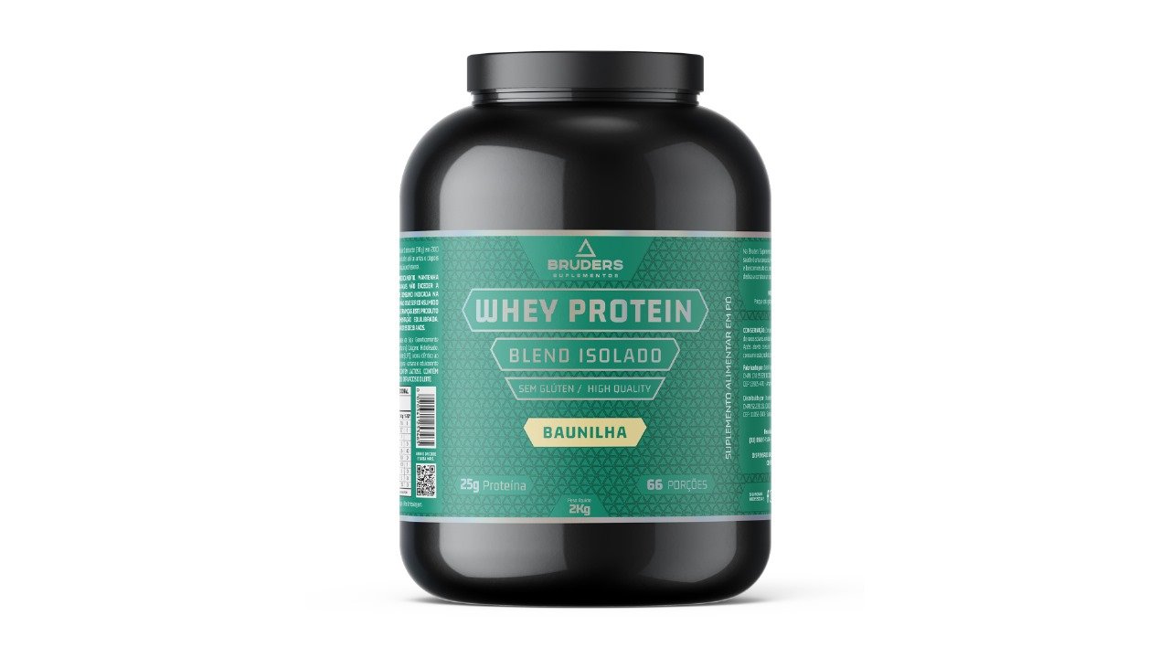 Whey Protein Baunilha - 2KG Bruders