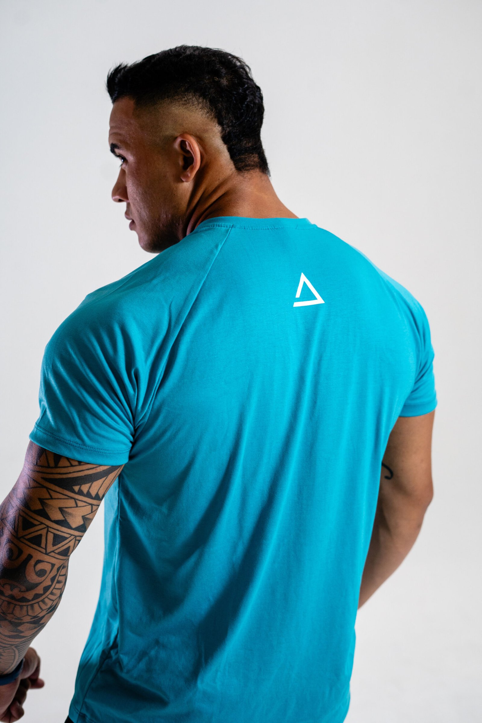 Camiseta Masculina Padrão Triângulo Meia Malha - Bruders - Imagem 9