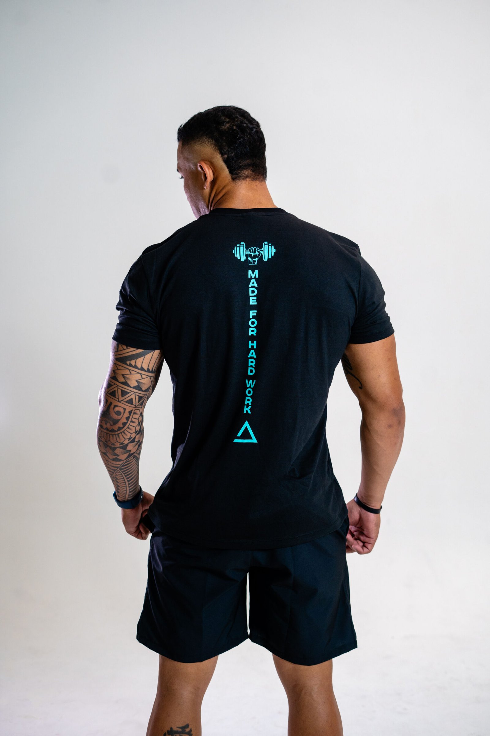 Camiseta Masculina Padrão Triângulo Meia Malha - Bruders - Imagem 3