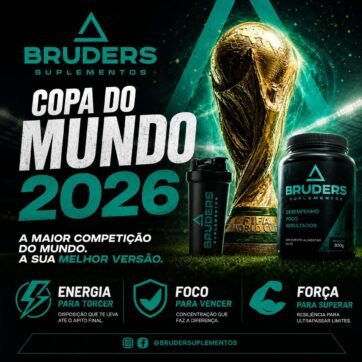 Whey + Creatina + Pré Treino BRUDERS